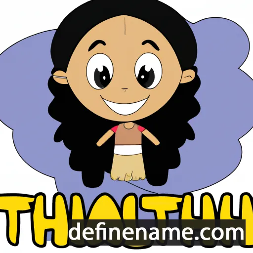 cartoon of the name Thailah