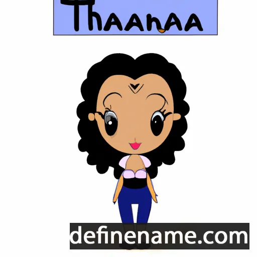 Thainara cartoon