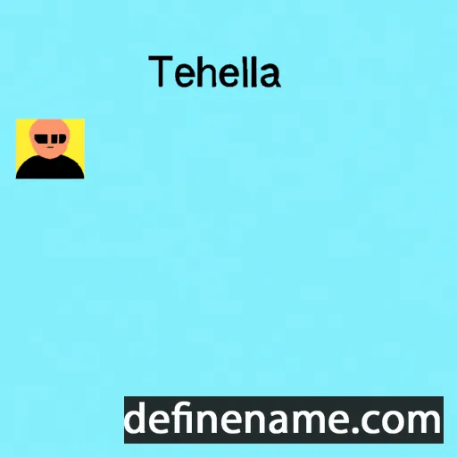 cartoon of the name Thalea