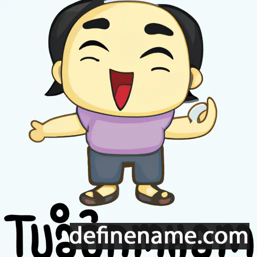 cartoon of the name Thammanun