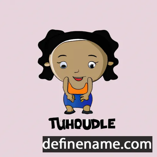 Thandoluhle cartoon