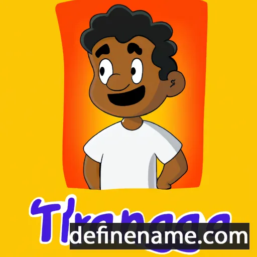 cartoon of the name Tharanga