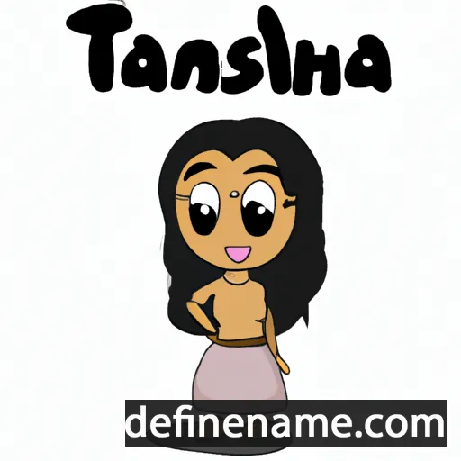 cartoon of the name Thasna