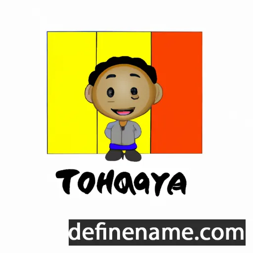 cartoon of the name Thatoyaone