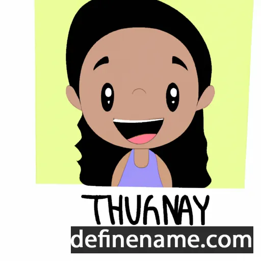 Thauany cartoon