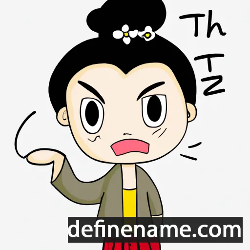 cartoon of the name Thayi