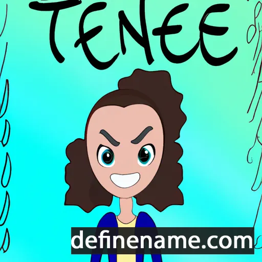 Théane cartoon