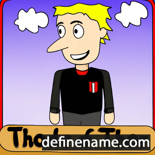 cartoon of the name Thédor