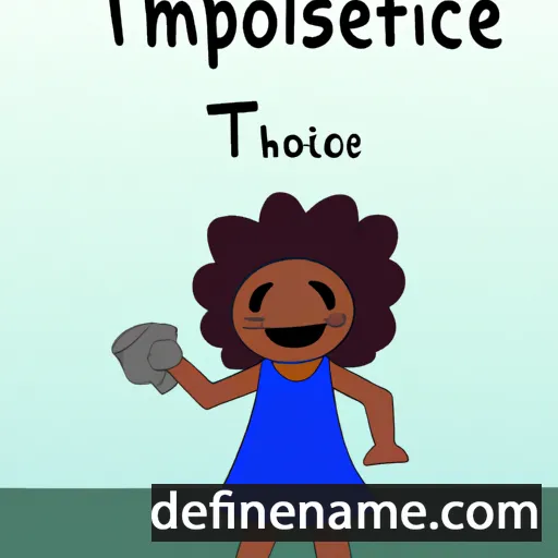 cartoon of the name Thémistocle