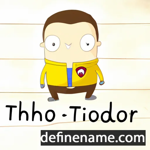 cartoon of the name Théodard