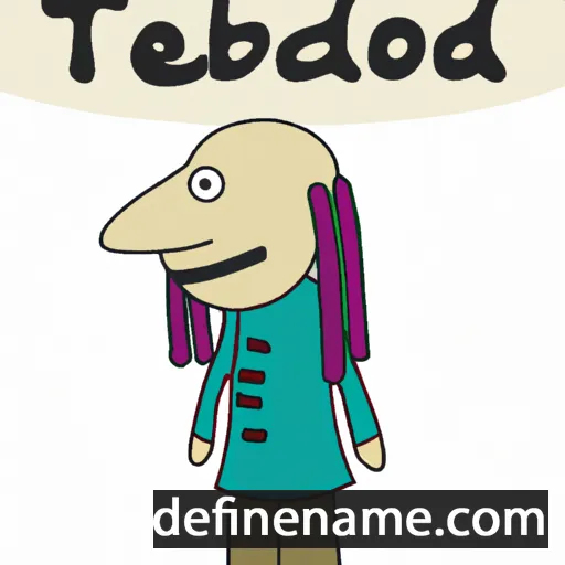 Théodebald cartoon