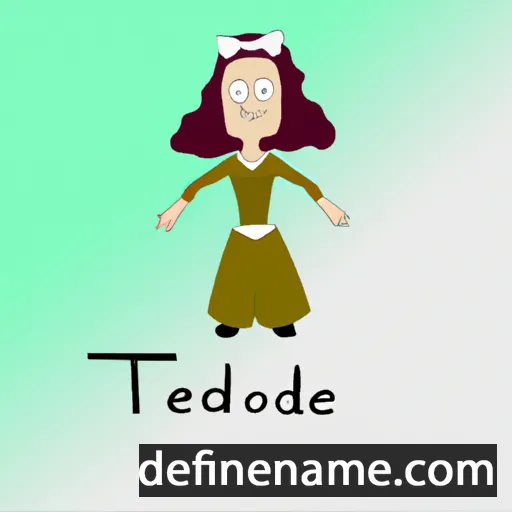 cartoon of the name Théodelinde