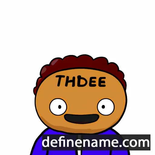 cartoon of the name Théodrade