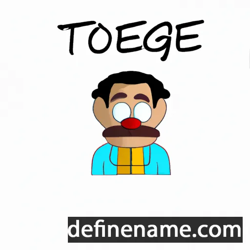 cartoon of the name Théogène