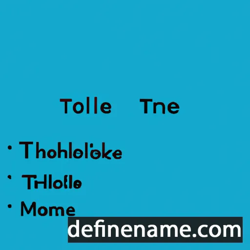 cartoon of the name Théoline