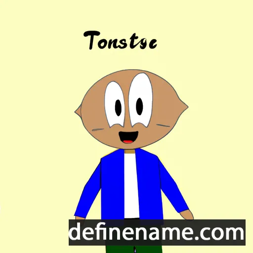 cartoon of the name Théoneste