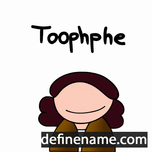 cartoon of the name Théophanie