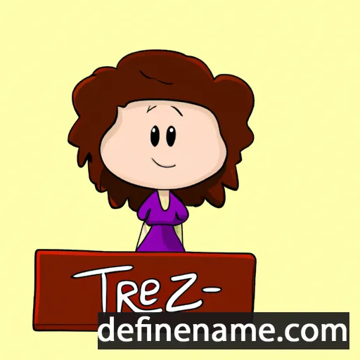 cartoon of the name Thérèze