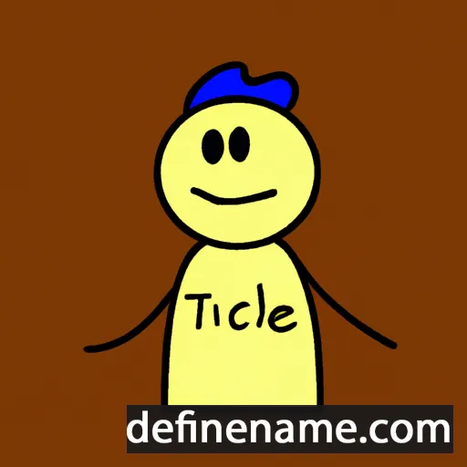 cartoon of the name Thècle