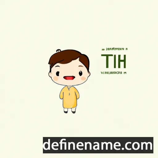 cartoon of the name Thế