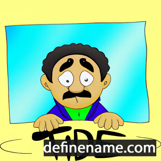 cartoon of the name Theadore