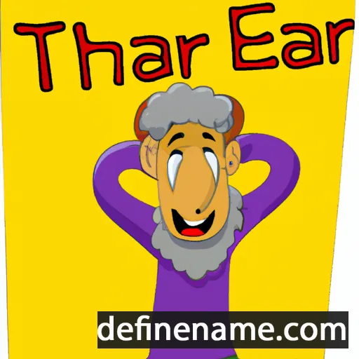 cartoon of the name Thear