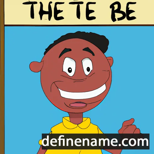 cartoon of the name Thebe