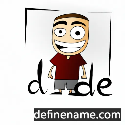 cartoon of the name Thede