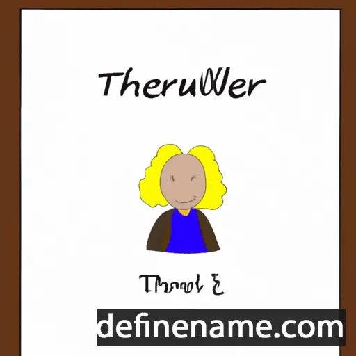 cartoon of the name Thelmarie