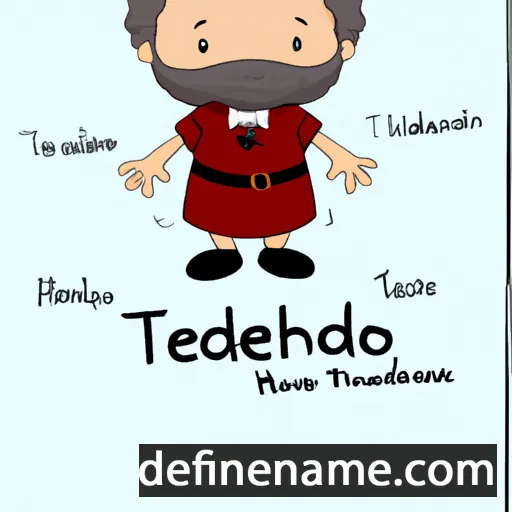 cartoon of the name Theodoretus