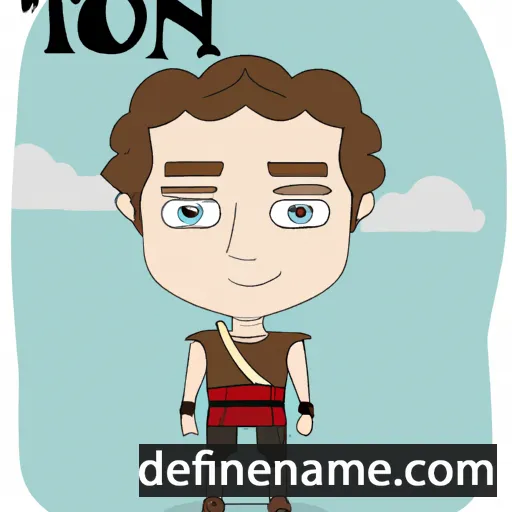 cartoon of the name Theon