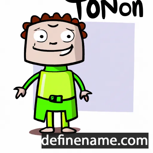 cartoon of the name Theoni