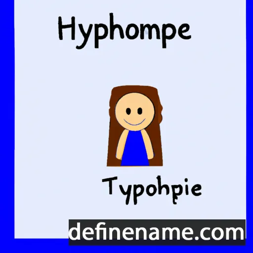 cartoon of the name Theonymphe