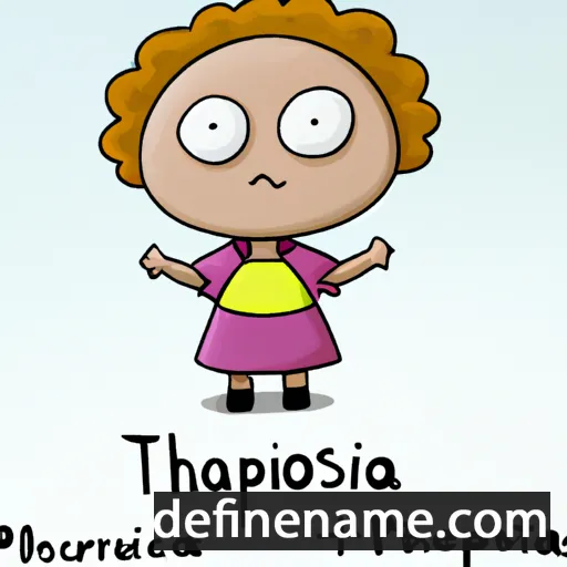 cartoon of the name Theopista