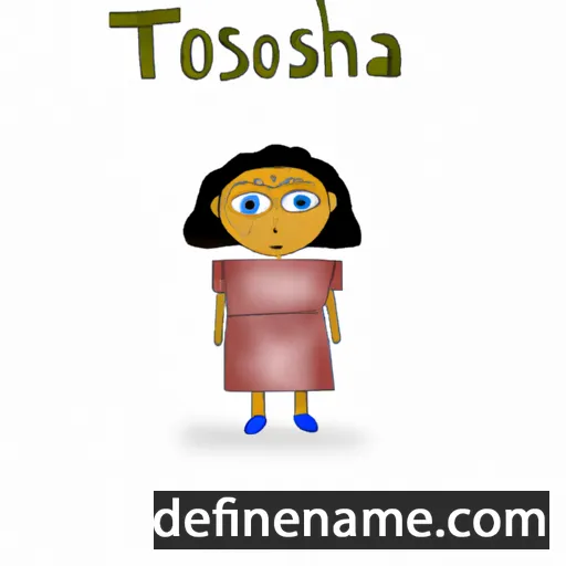 cartoon of the name Theosia