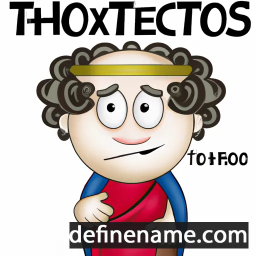 cartoon of the name Theoteknos