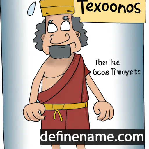 cartoon of the name Theoxenos