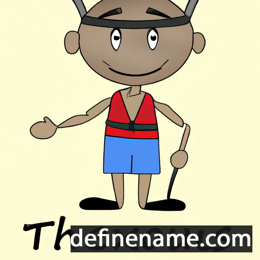 cartoon of the name Theoxenus