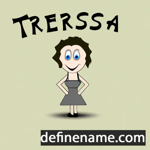 cartoon of the name Thereesa