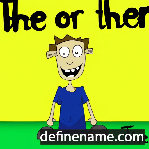 cartoon of the name Theres