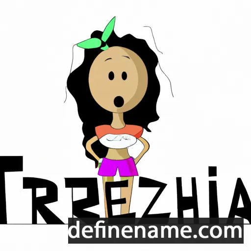 cartoon of the name Therezinha