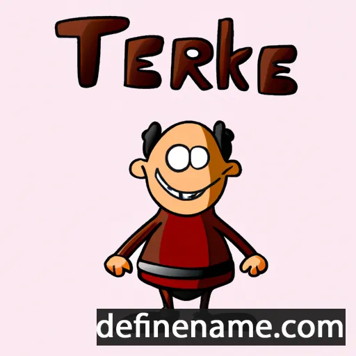 cartoon of the name Therkel