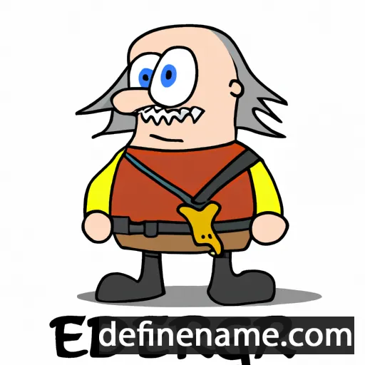 cartoon of the name Þjóðgerðr