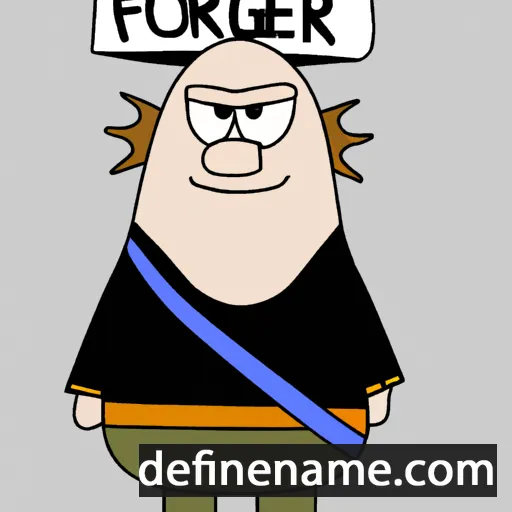 cartoon of the name Þórgæirr