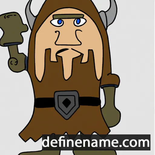 cartoon of the name Þórgrímr