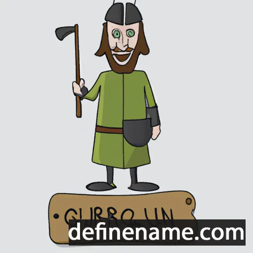 cartoon of the name Þórgunnr