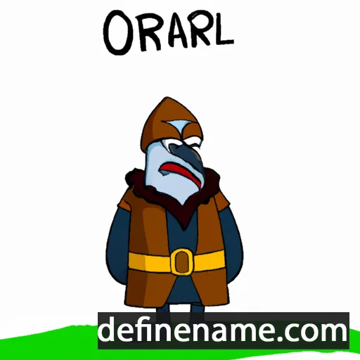 cartoon of the name Þórhallr