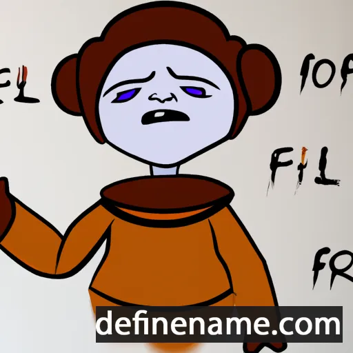 cartoon of the name Þórlǫf