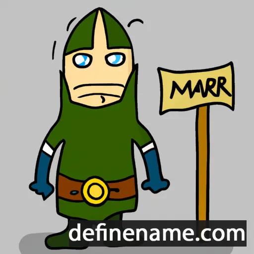 cartoon of the name Þórmarr