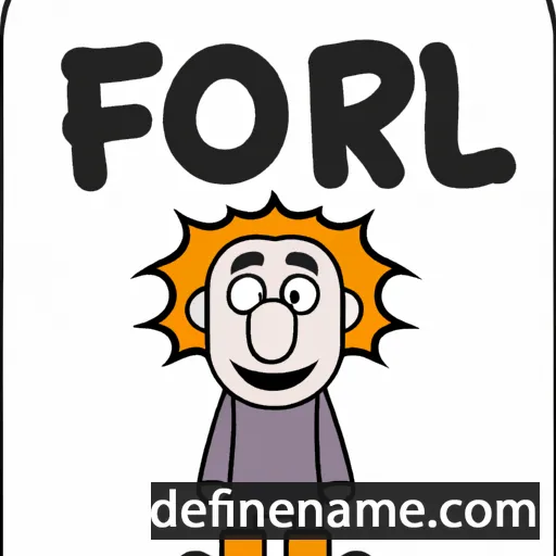 cartoon of the name Þórolfr